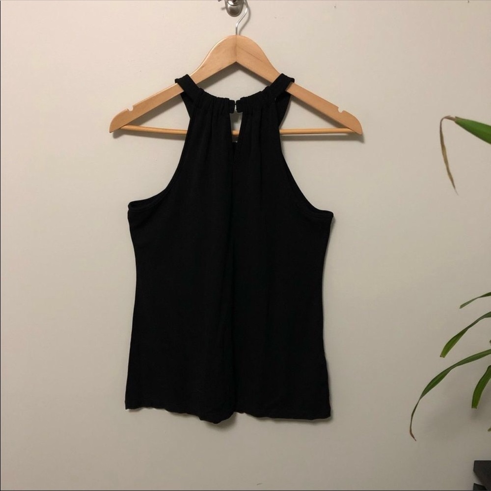 Ann Taylor-Black Halter Top